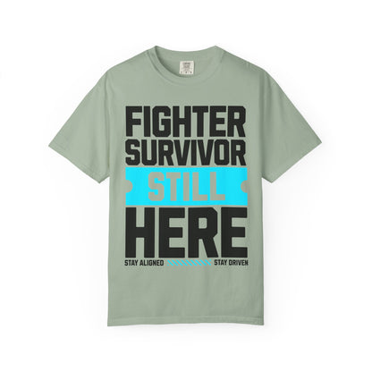 FPD - Fighter Survivor Still Here | Inspirational Mental Health Long Sleeve Shirt & Empowerment Apparel