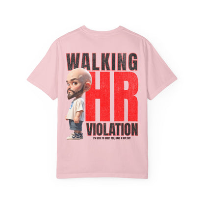 Corporate Damage™ - BPD - Funny Office Humor T-Shirt | Walking HR Violation Bold Red Typography Graphic Tee | Sarcastic Workplace Joke Shirt
