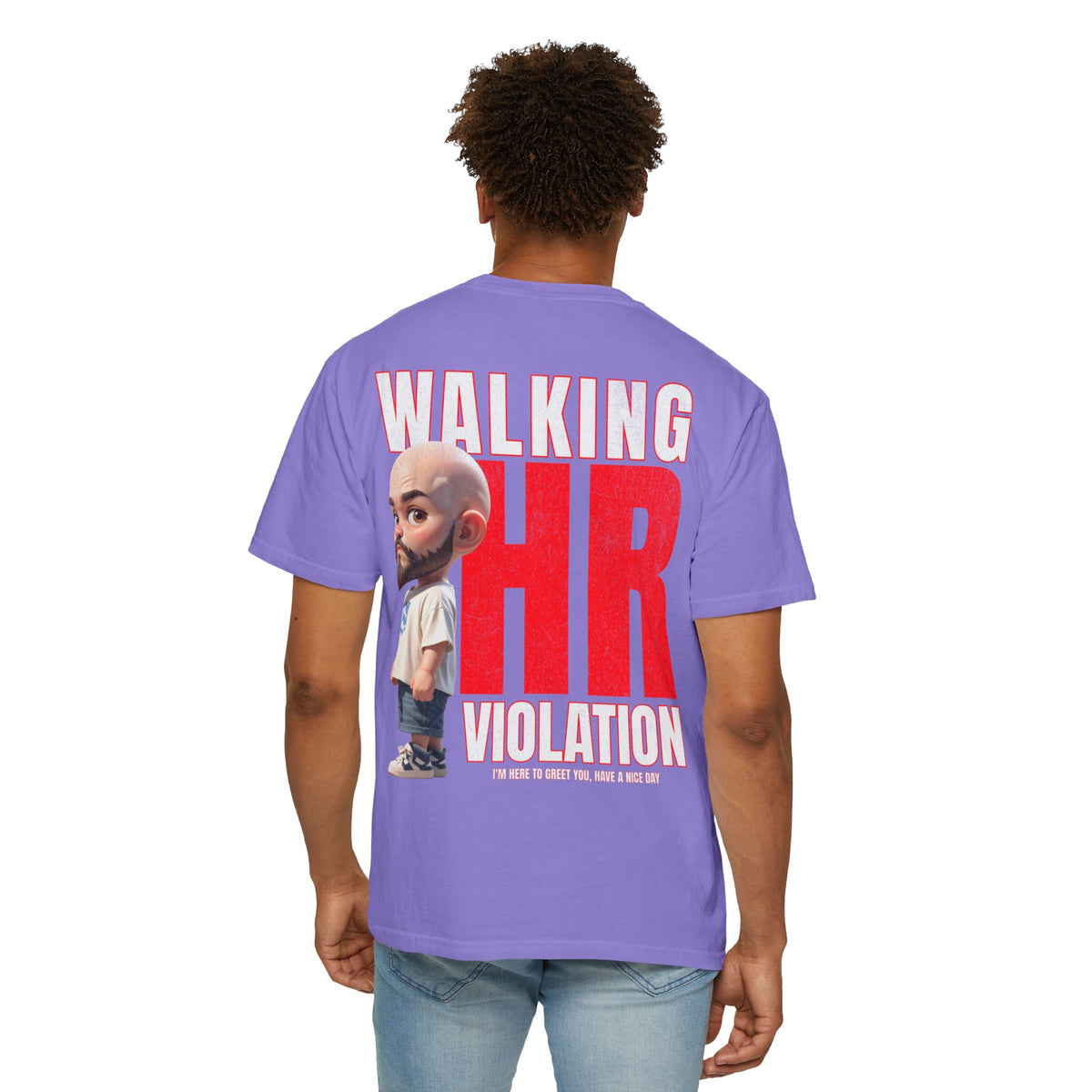 Corporate Damage™ - BPD - Funny Office Humor T-Shirt | Walking HR Violation Bold Red Typography Graphic Tee | Sarcastic Workplace Joke Shirt