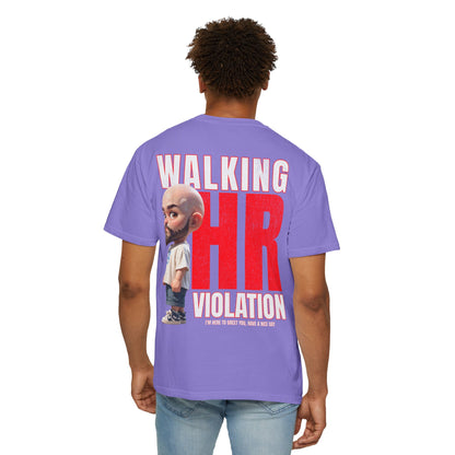 Corporate Damage™ - BPD - Funny Office Humor T-Shirt | Walking HR Violation Bold Red Typography Graphic Tee | Sarcastic Workplace Joke Shirt