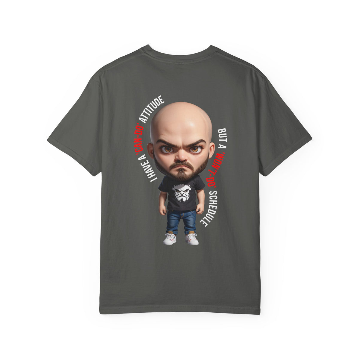 Corporate Damage™ - BPD - Funny Office Humor T-Shirt | Can-Do Attitude Won't-Do Schedule Graphic Tee | Sarcastic Workplace Procrastination Shirt