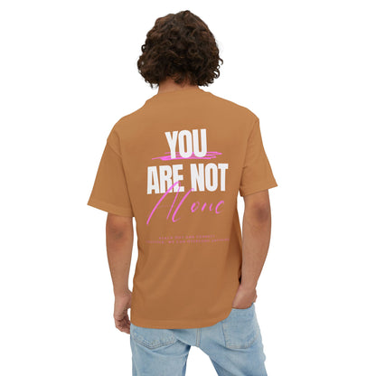 F&BPD - You Are Not Alone Oversized Tee – Hope & Awareness Shirt