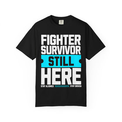 FPD - Fighter Survivor Still Here | Inspirational Mental Health Long Sleeve Shirt & Empowerment Apparel