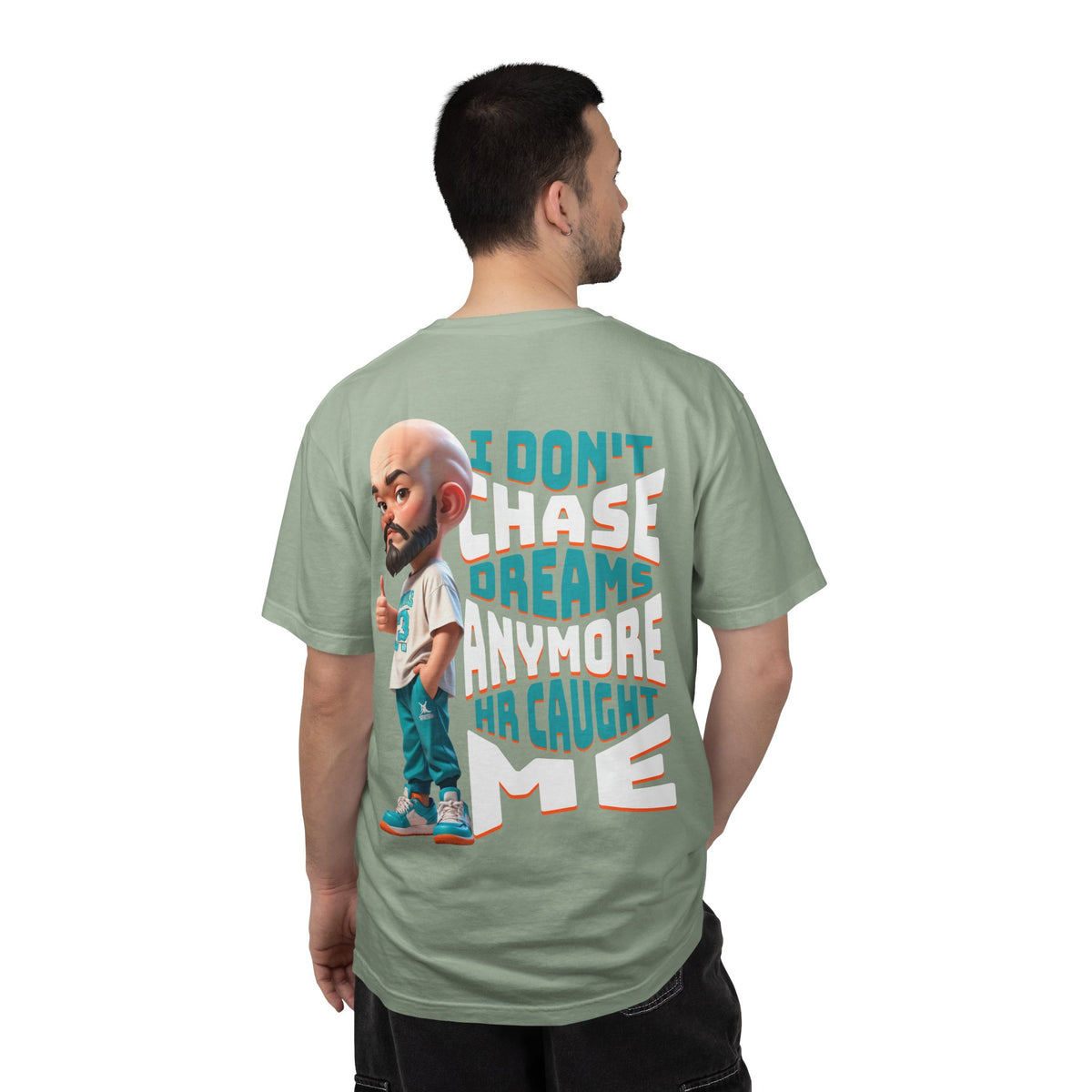 Corporate Damage™ - BPD - Funny Office Humor T-Shirt | I Don't Chase Dreams Anymore HR Caught Me Graphic Tee | Sarcastic Workplace Joke Shirt