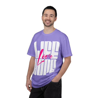 FPD - Life Love Hope Inspirational Quote Tee | Mental Health Support & Positive Affirmation Shirt