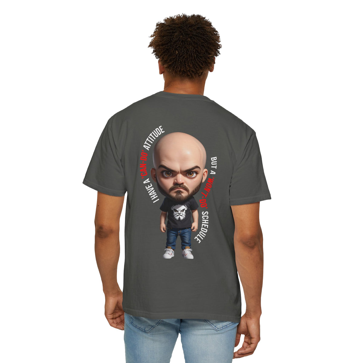 Corporate Damage™ - BPD - Funny Office Humor T-Shirt | Can-Do Attitude Won't-Do Schedule Graphic Tee | Sarcastic Workplace Procrastination Shirt