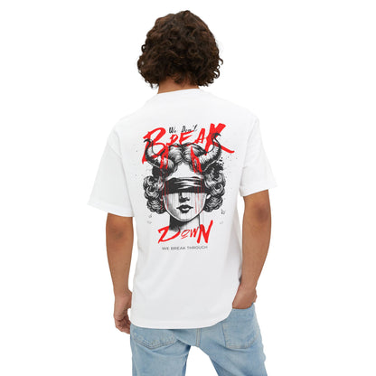 F&BPD - We Don’t Break Down, We Breakthrough Oversized Tee – Bold Strength Streetwear