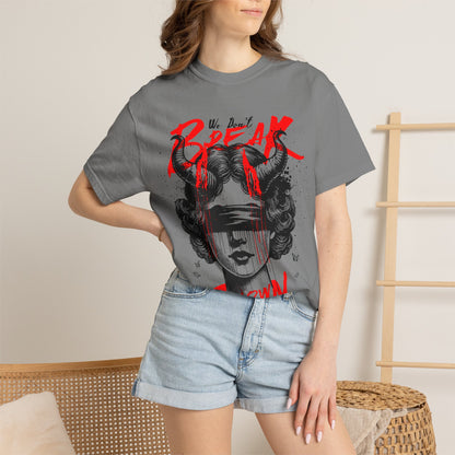 FPD - Break Down To Breakthrough Grunge Tee | Mental Health Resilience & Alternative Apparel