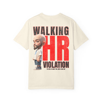 Corporate Damage™ - BPD - Funny Office Humor T-Shirt | Walking HR Violation Bold Red Typography Graphic Tee | Sarcastic Workplace Joke Shirt
