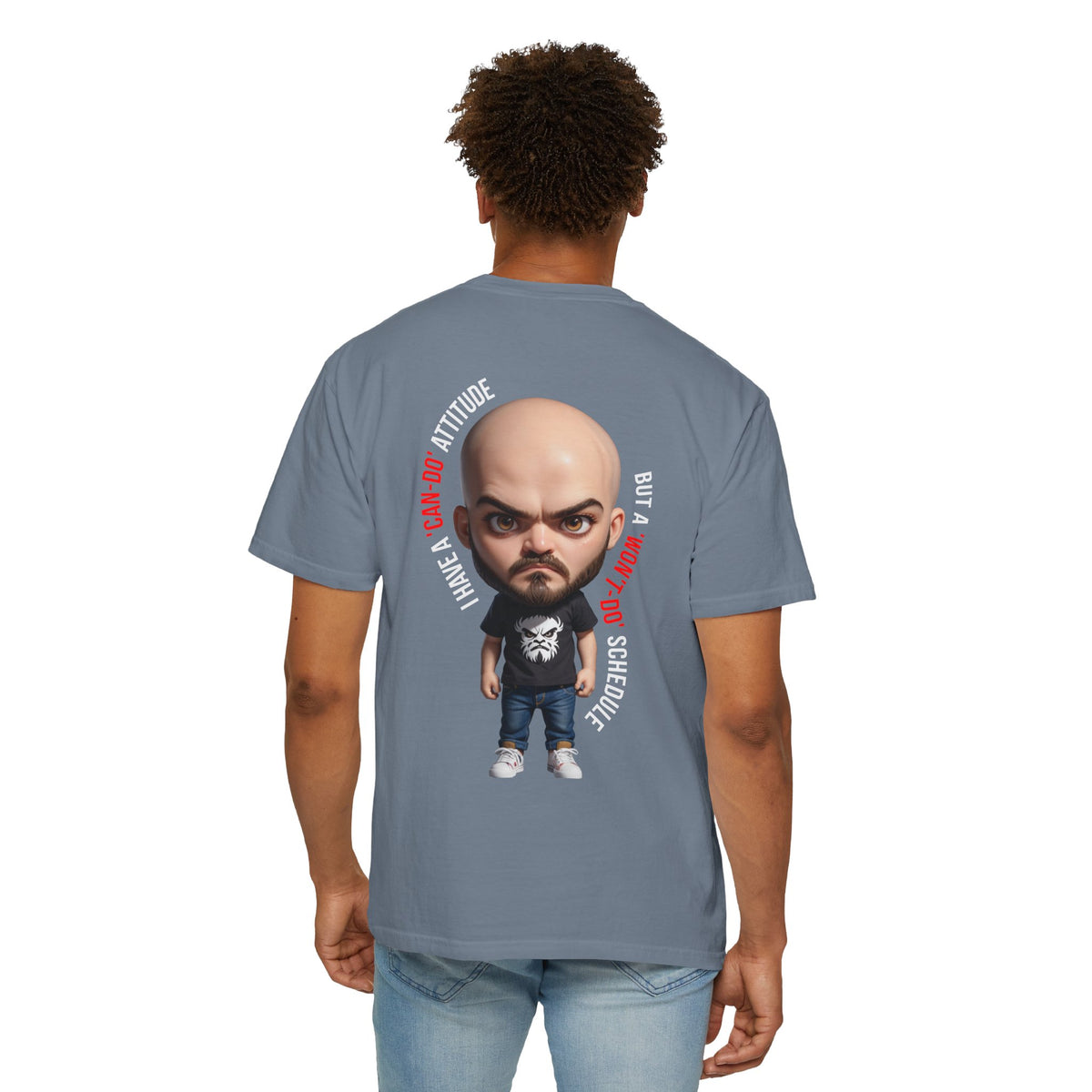 Corporate Damage™ - BPD - Funny Office Humor T-Shirt | Can-Do Attitude Won't-Do Schedule Graphic Tee | Sarcastic Workplace Procrastination Shirt