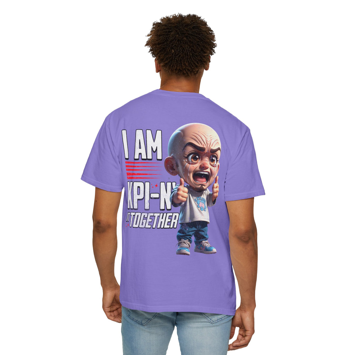 Corporate Damage™ - BPD - Funny Office Humor T-Shirt | I Am KPI-N' It Together Graphic Tee | Sarcastic Corporate Performance Metric Shirt