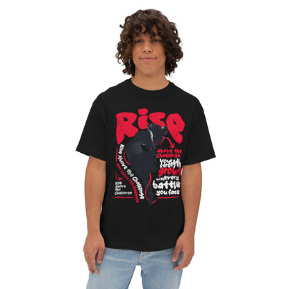FPD - Rise Oversized Tee – Empowerment & Motivation Statement Shirt