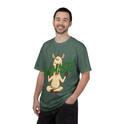 FPD - Llamaste B*itches Yoga Llama Funny Meditation Streetwear Unisex Heavyweight Cotton T-Shirt, Sarcastic Zen Animal Graphic Tee