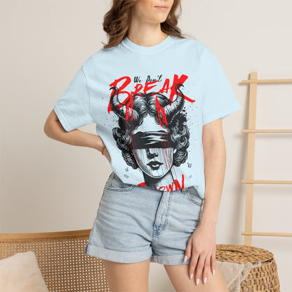 FPD - Break Down To Breakthrough Grunge Tee | Mental Health Resilience & Alternative Apparel