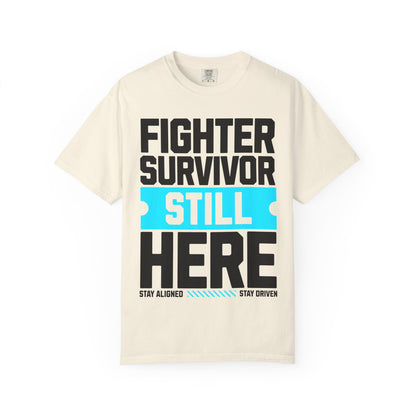 FPD - Fighter Survivor Still Here | Inspirational Mental Health Long Sleeve Shirt & Empowerment Apparel
