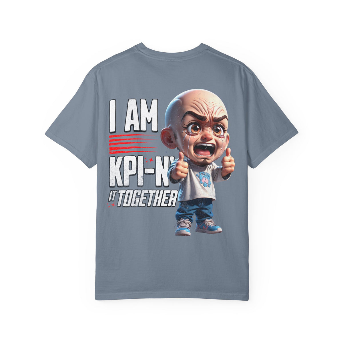 Corporate Damage™ - BPD - Funny Office Humor T-Shirt | I Am KPI-N' It Together Graphic Tee | Sarcastic Corporate Performance Metric Shirt