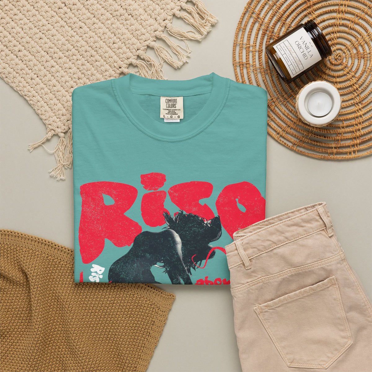 FPD - Rise Above the Challenge Grunge Tee | Mental Health Resilience & Inner Strength Apparel