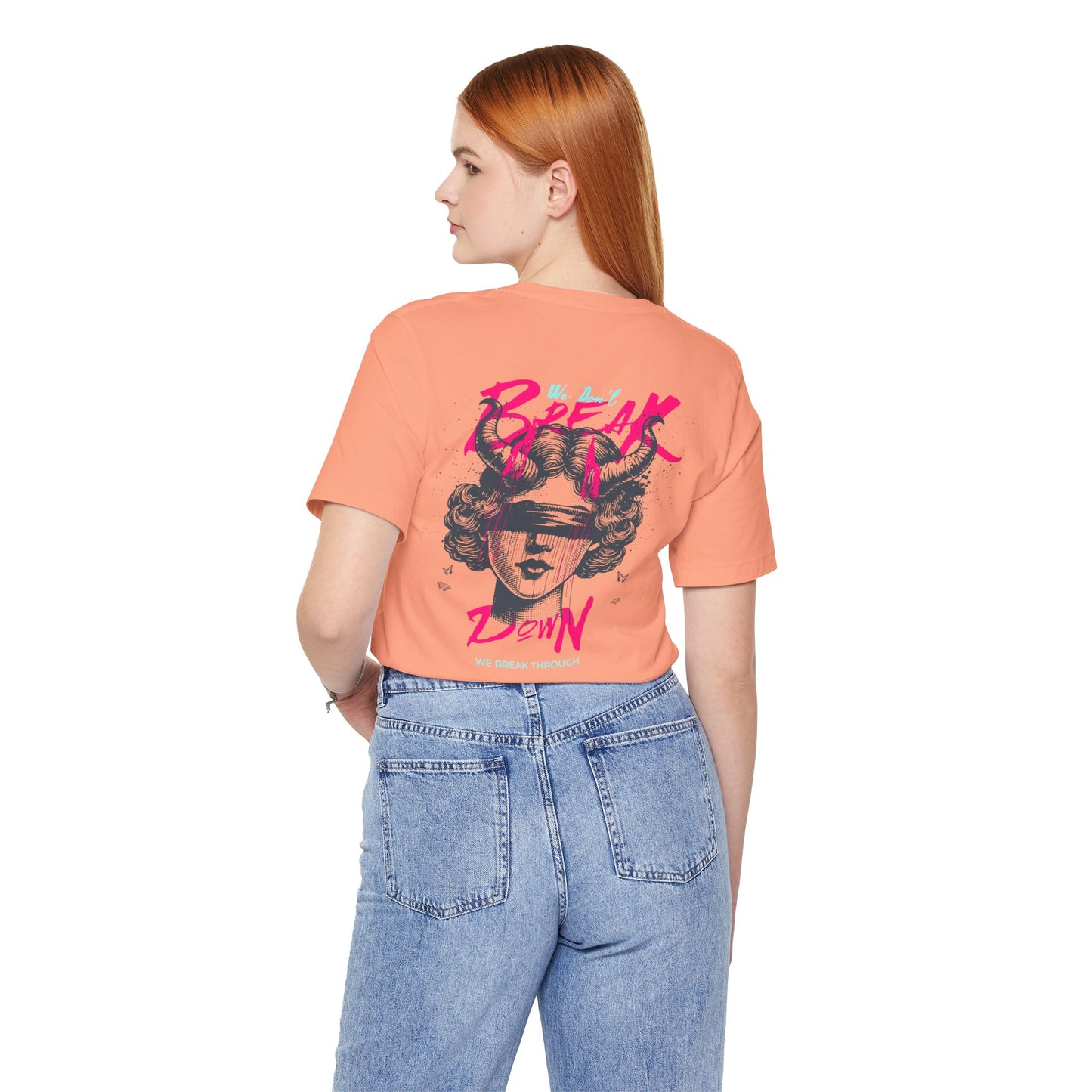 F&BPD - Unisex T-shirt - We Don’t Break Down, We Breakthrough Tee – Resilience Anthem Shirt