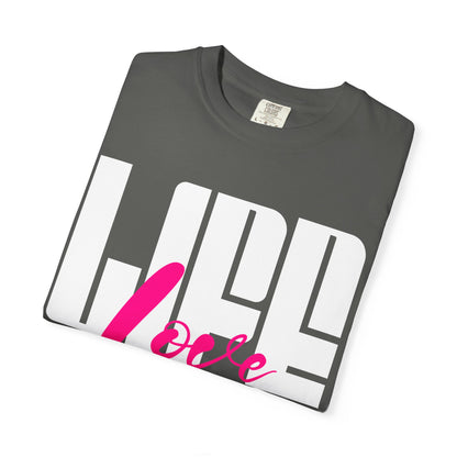 FPD - Life Love Hope Inspirational Quote Tee | Mental Health Support & Positive Affirmation Shirt
