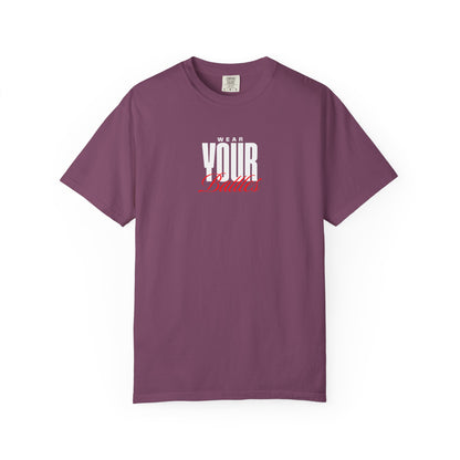 FPD - Wear Your Battles T-Shirt | Inspirational Motivational Typography Graphic Tee | Bold Statement Apparel