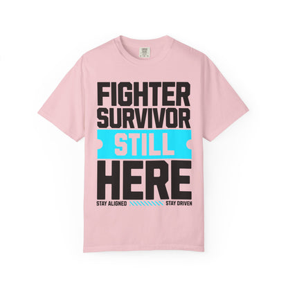 FPD - Fighter Survivor Still Here | Inspirational Mental Health Long Sleeve Shirt & Empowerment Apparel