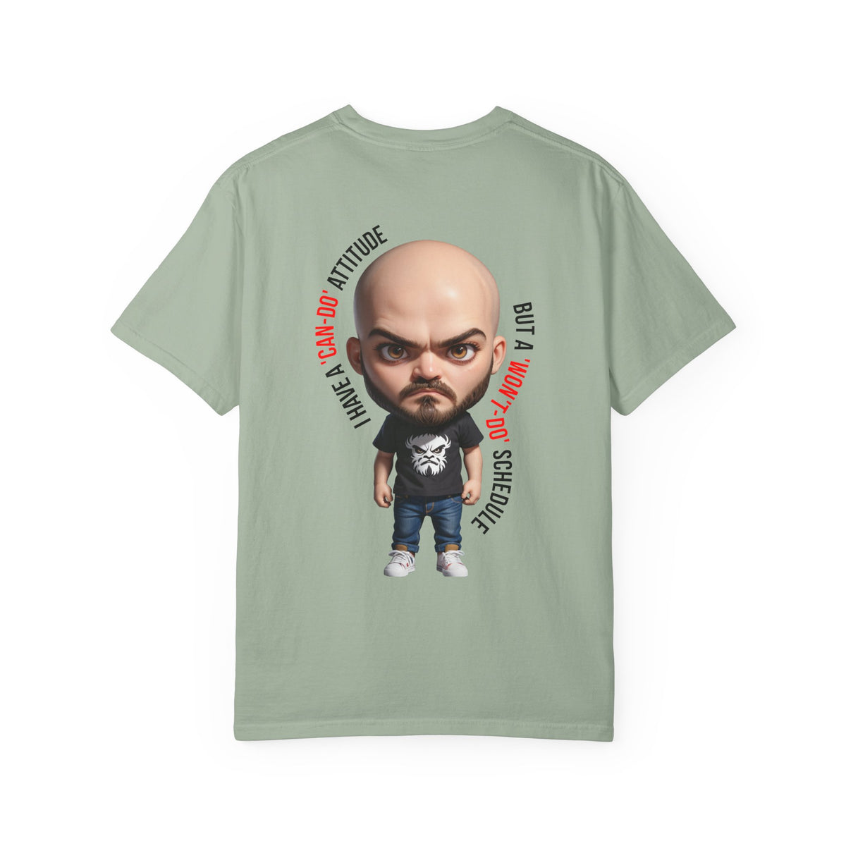 Corporate Damage™ - BPD - Funny Office Humor T-Shirt | Can-Do Attitude Won't-Do Schedule Graphic Tee | Sarcastic Workplace Procrastination Shirt
