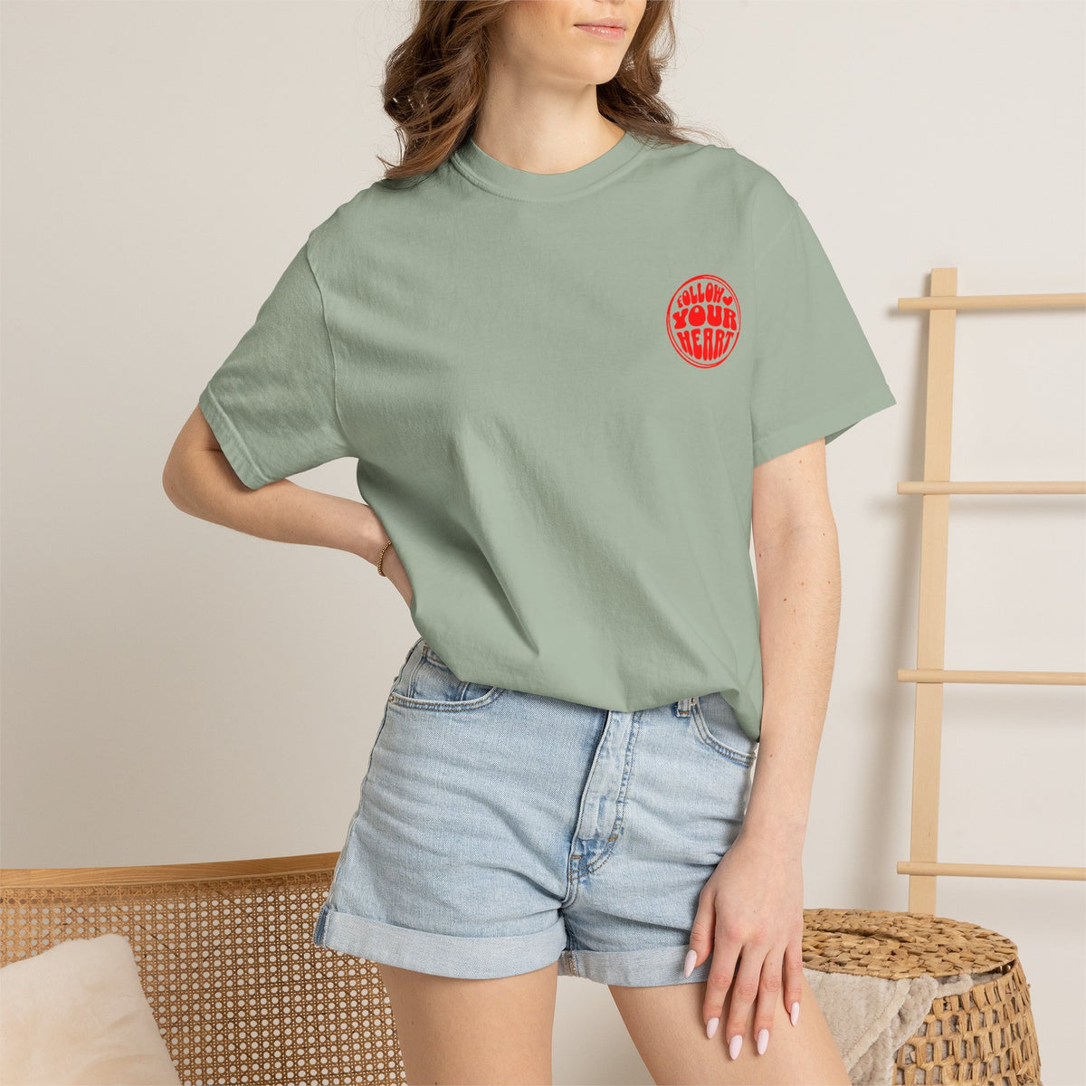FPD - Follow Your Heart Retro Groove | Inspirational Mental Health & Self-Love Shirt
