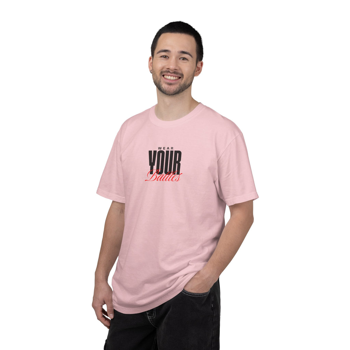 FPD - Wear Your Battles T-Shirt | Inspirational Motivational Typography Graphic Tee | Bold Statement Apparel