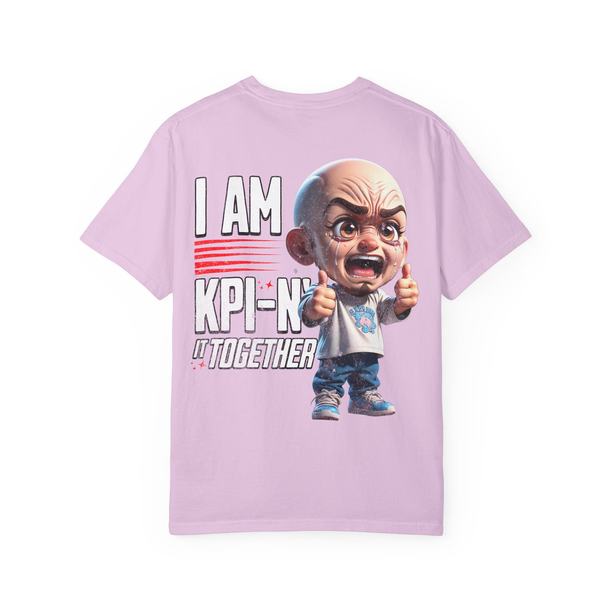 Corporate Damage™ - BPD - Funny Office Humor T-Shirt | I Am KPI-N' It Together Graphic Tee | Sarcastic Corporate Performance Metric Shirt