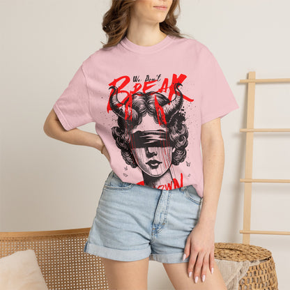 FPD - Break Down To Breakthrough Grunge Tee | Mental Health Resilience & Alternative Apparel