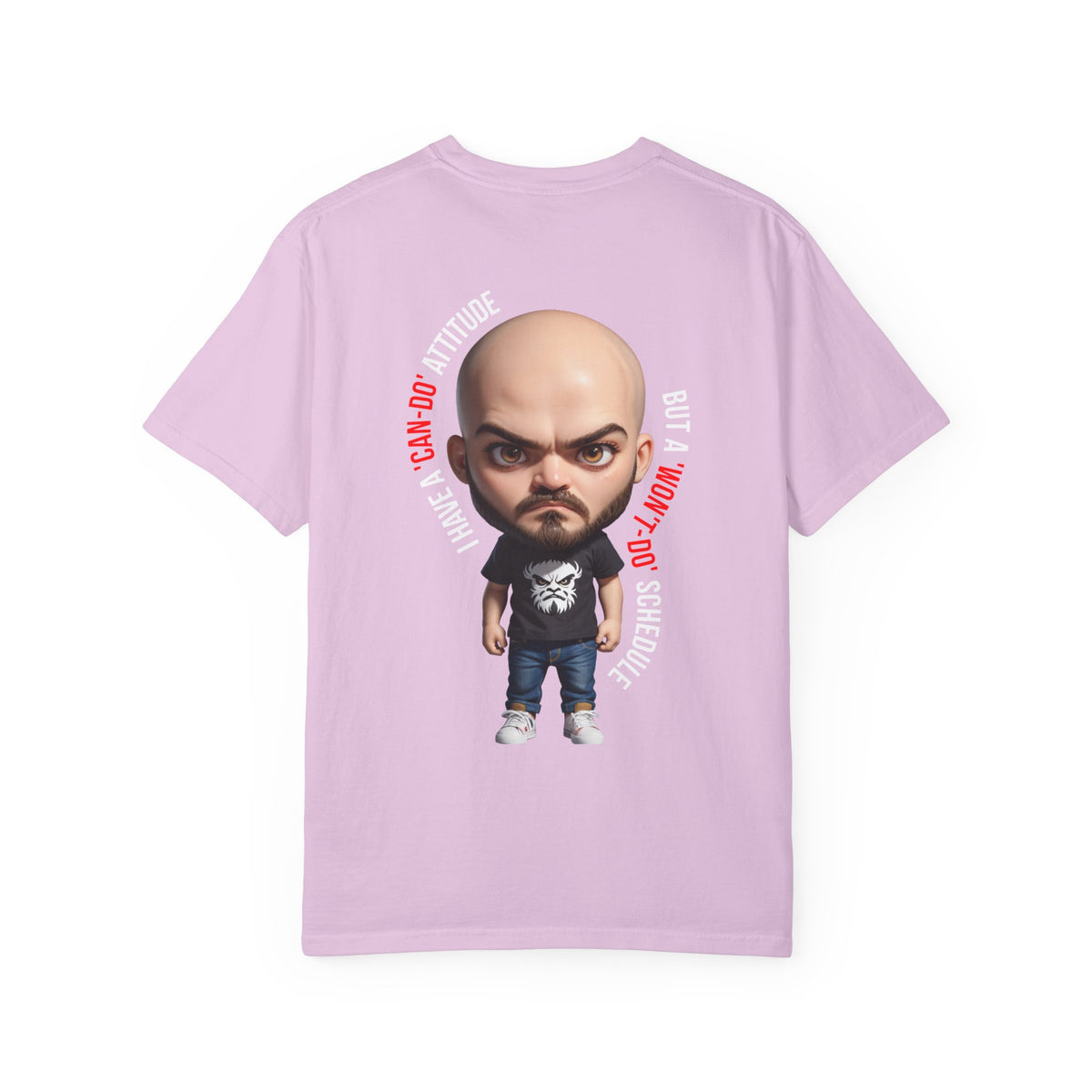 Corporate Damage™ - BPD - Funny Office Humor T-Shirt | Can-Do Attitude Won't-Do Schedule Graphic Tee | Sarcastic Workplace Procrastination Shirt