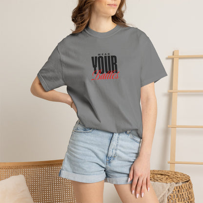 FPD - Wear Your Battles T-Shirt | Inspirational Motivational Typography Graphic Tee | Bold Statement Apparel