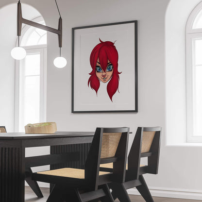 Baked Art - Furries Model 8 digital artwork in modern interior setting.