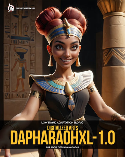 Digitalized Arts Pharaoh - Professional Ancient Egyptian Royal Aesthetic LoRA Pack