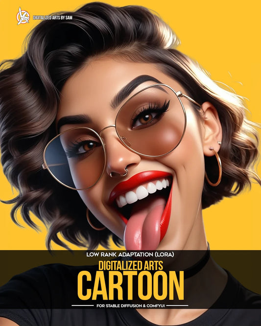 Digitalized Arts Cartoon - Professional 3D Western Cartoon Style LoRA Pack