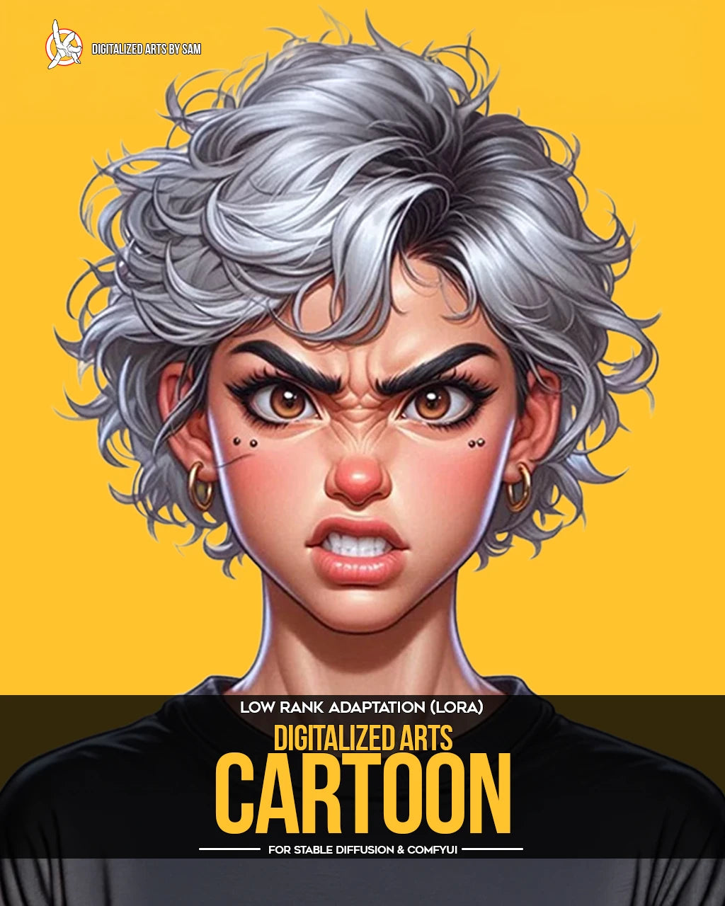 Digitalized Arts Cartoon - Professional 3D Western Cartoon Style LoRA Pack