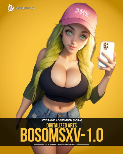 Digitalized Arts Bosoms - Professional Female Anatomy & Proportion Calibration LoRA Pack