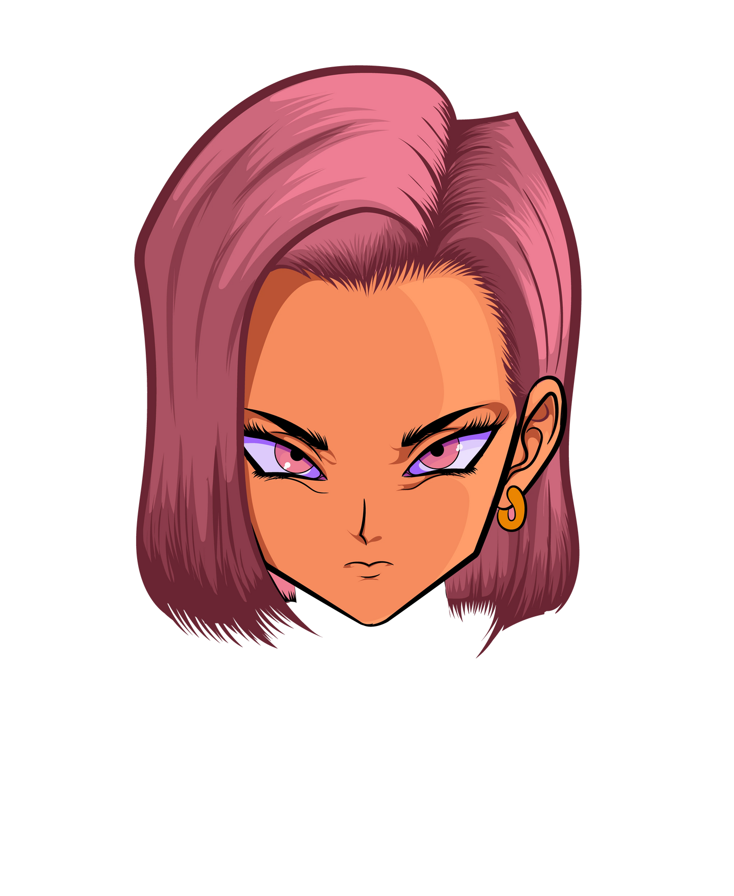 Episode 4 - Android 18 - Dragon Ball Z Vector Art Template | Adobe Illustrator Download