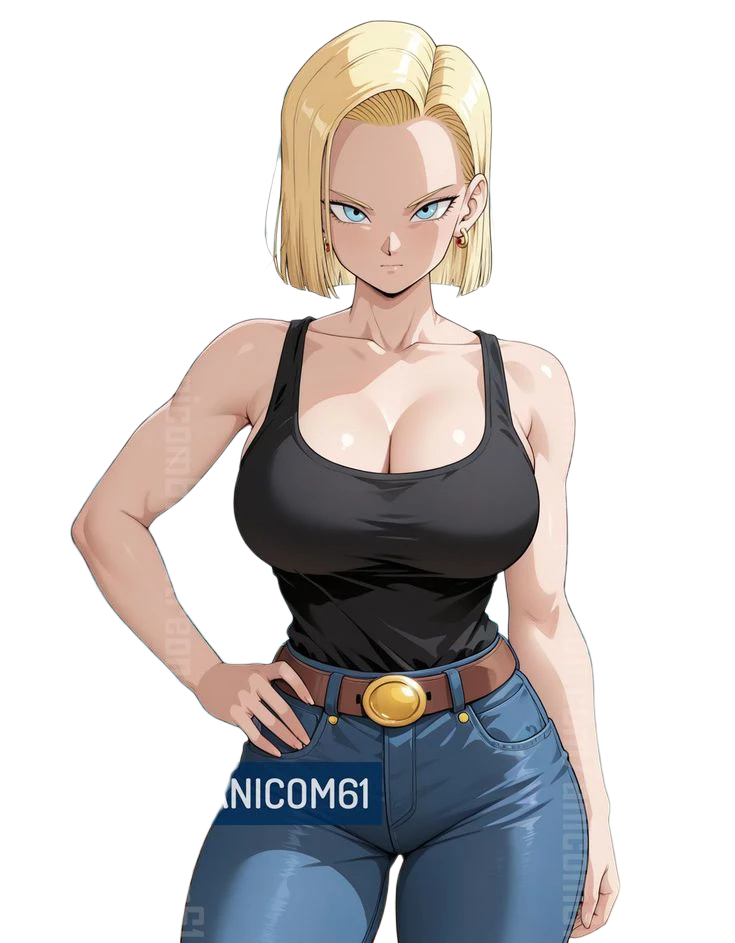 Episode 4 - Android 18 - Dragon Ball Z Vector Art Template | Adobe Illustrator Download
