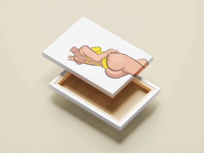 Digital illustration of Baked Art - Model 73 with vibrant colors and bold curves, displayed on a white box.