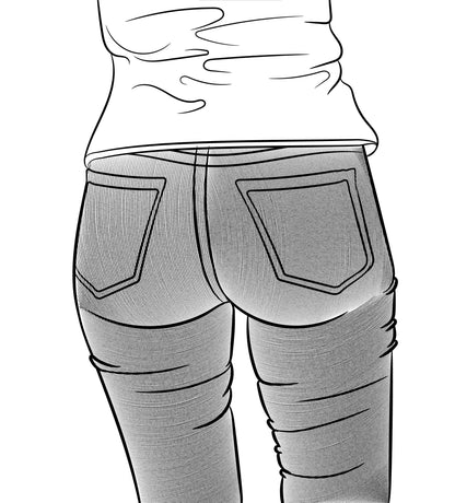 Line Art - Jeans Denim Model 51