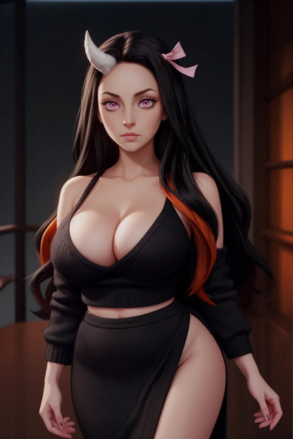 LoRA: DABNezukoHamada - Professional Hyper-Realistic Awakened Blossom