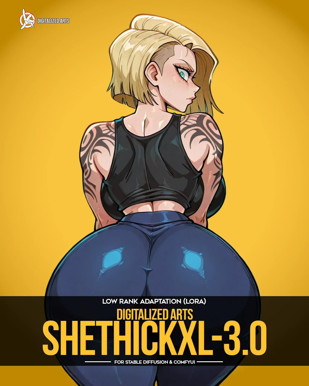 DigitalizedArtsBabesSheThick - Professional Curvy Anatomical & Silhouette LoRA Pack