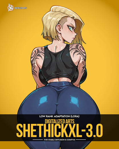 DigitalizedArtsBabesSheThick - Professional Curvy Anatomical & Silhouette LoRA Pack